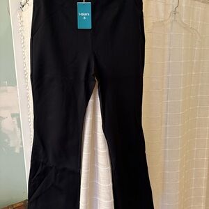 Halara Black High Waisted Casual Flare Pants Women’s Large NWT